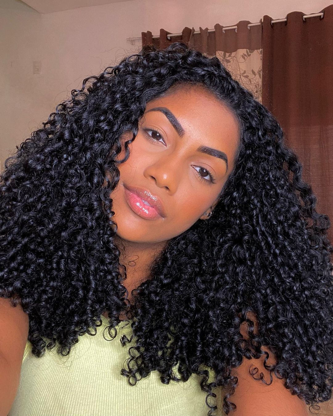 Extensions de cheveux brésiliens bouclés crépus non traités, Kinky Curly, boucles profondes, 10A, petites spirales, 3B, 3C