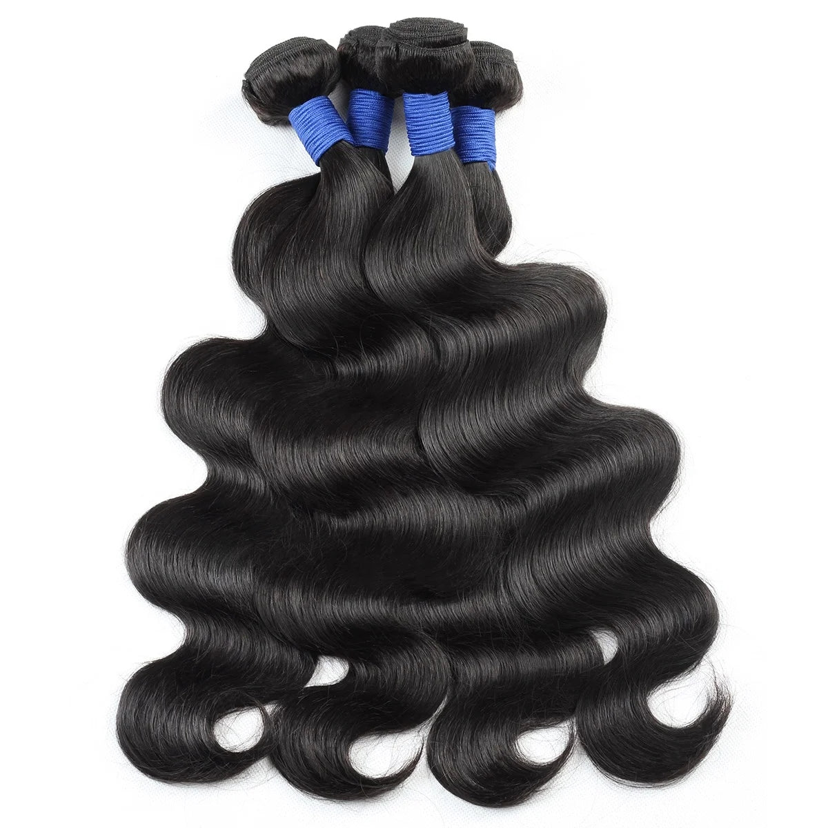 Tissages de cheveux brésiliens naturels ondulés, 100 % naturels