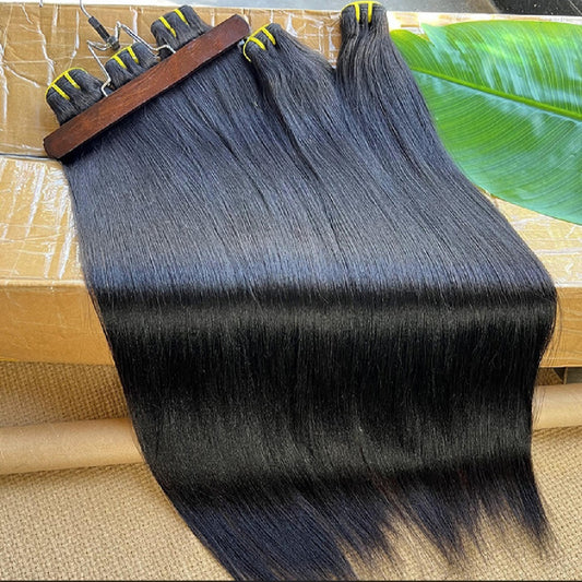 ✨ Mèches Lisses 100 % Naturelles – Bibine Hair Luxury ✨