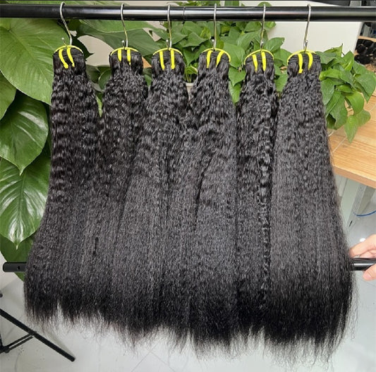 ✨ Mèches Yaki Naturelles Épaisses – RAW HAIR Premium ✨