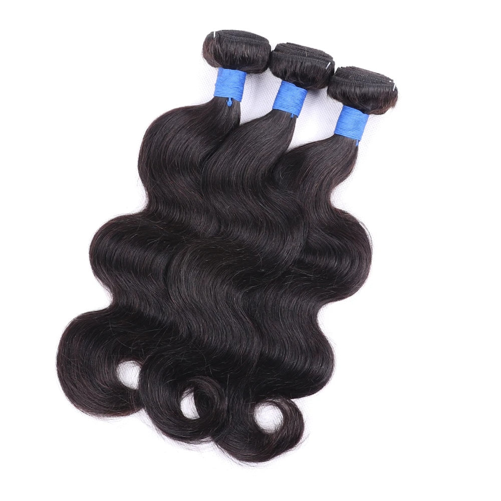 Tissages de cheveux brésiliens naturels ondulés, 100 % naturels