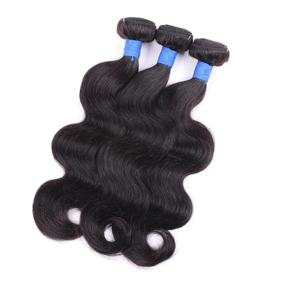 Tissages de cheveux brésiliens naturels ondulés, 100 % naturels