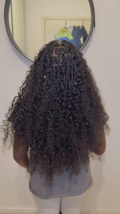 Meches crochet hair Raw Hair Burmess Curl