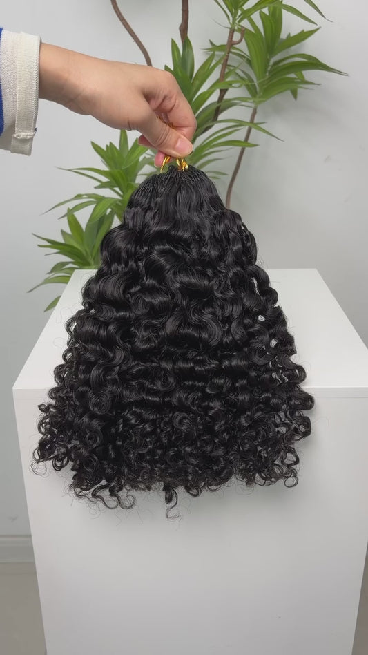 Meches crochet hair Raw Hair Burmess Curl